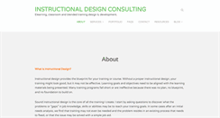 Desktop Screenshot of freelanceinstructionaldesigner.com