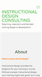 Mobile Screenshot of freelanceinstructionaldesigner.com
