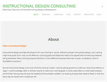 Tablet Screenshot of freelanceinstructionaldesigner.com